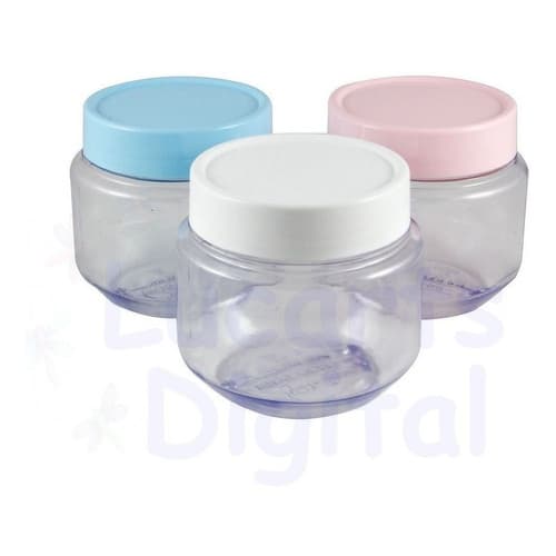 10 Potes Papinha Plástico 120 Gramas * Lembrancinhas *