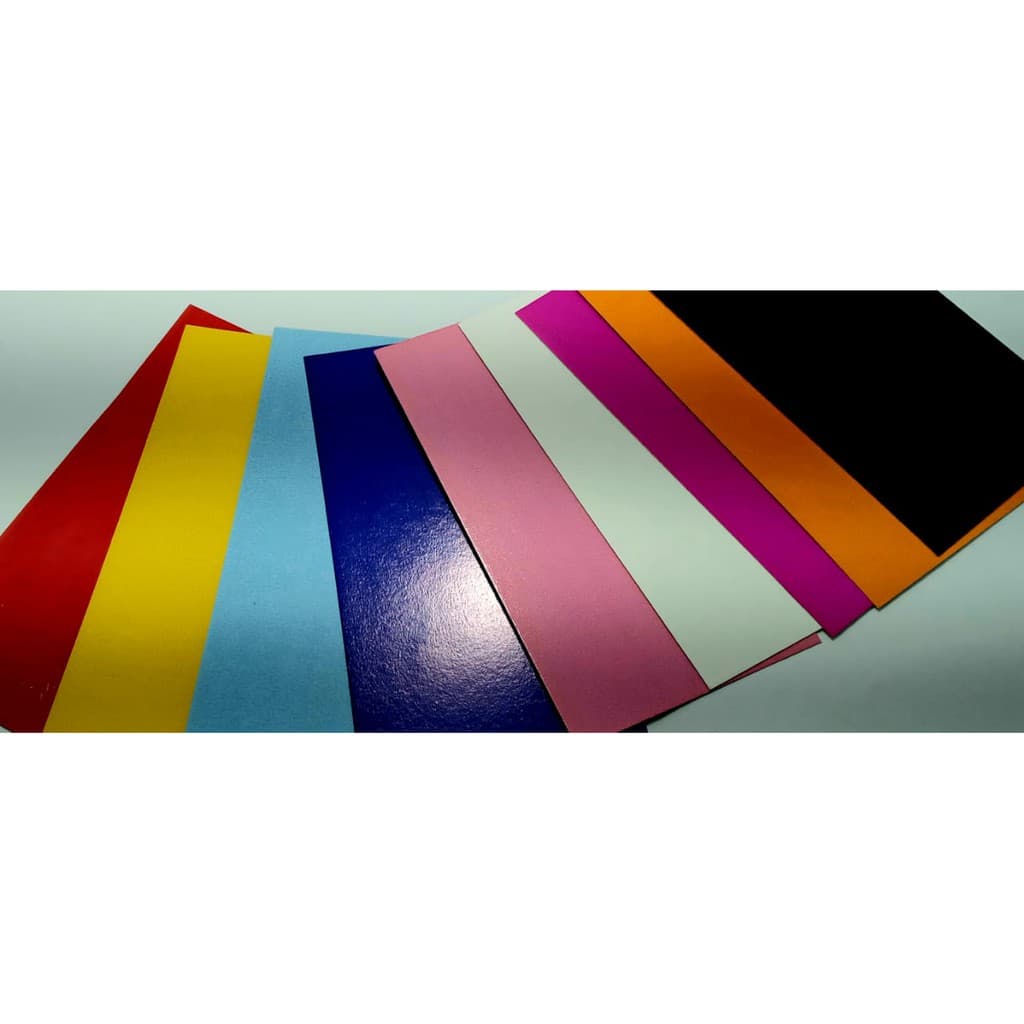 Papel Cartão Brilho Pacote Com 20 Folhas