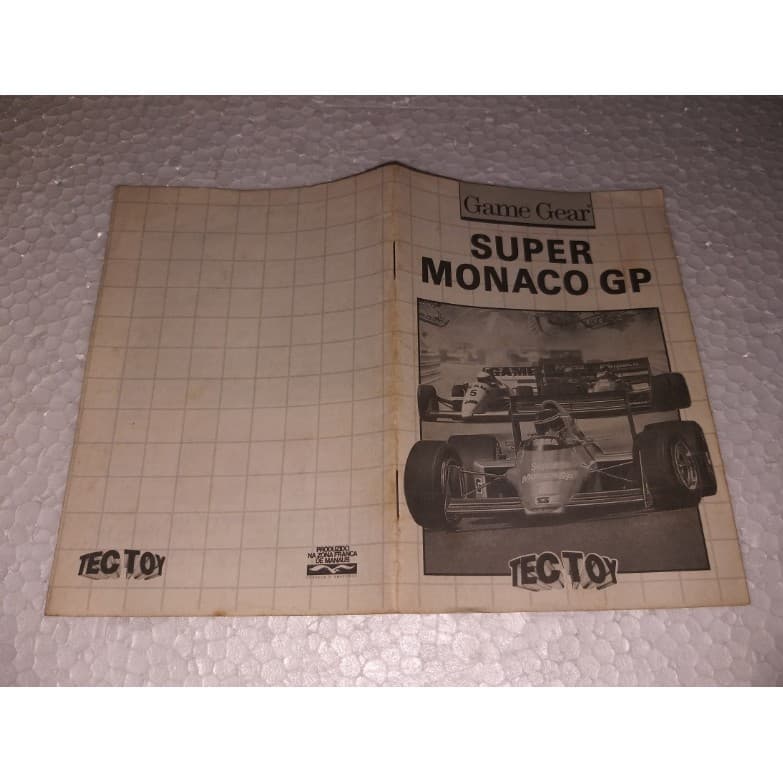 Super Monaco GP Manual do jogo do Sega Game gear