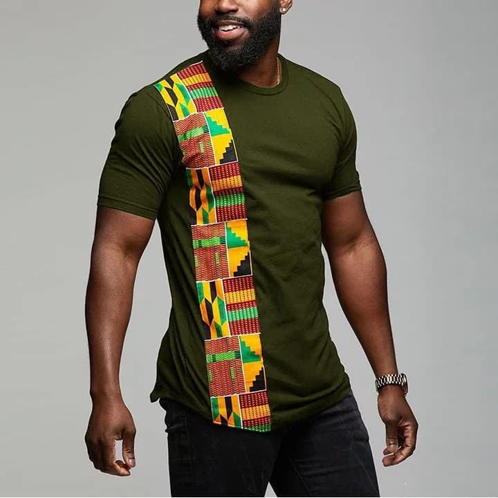 Roupas africana Kente Moda afro Barra