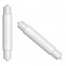 Rolete p/ Papel Higiênico Plástico Branco Kit c/ 2 unidades