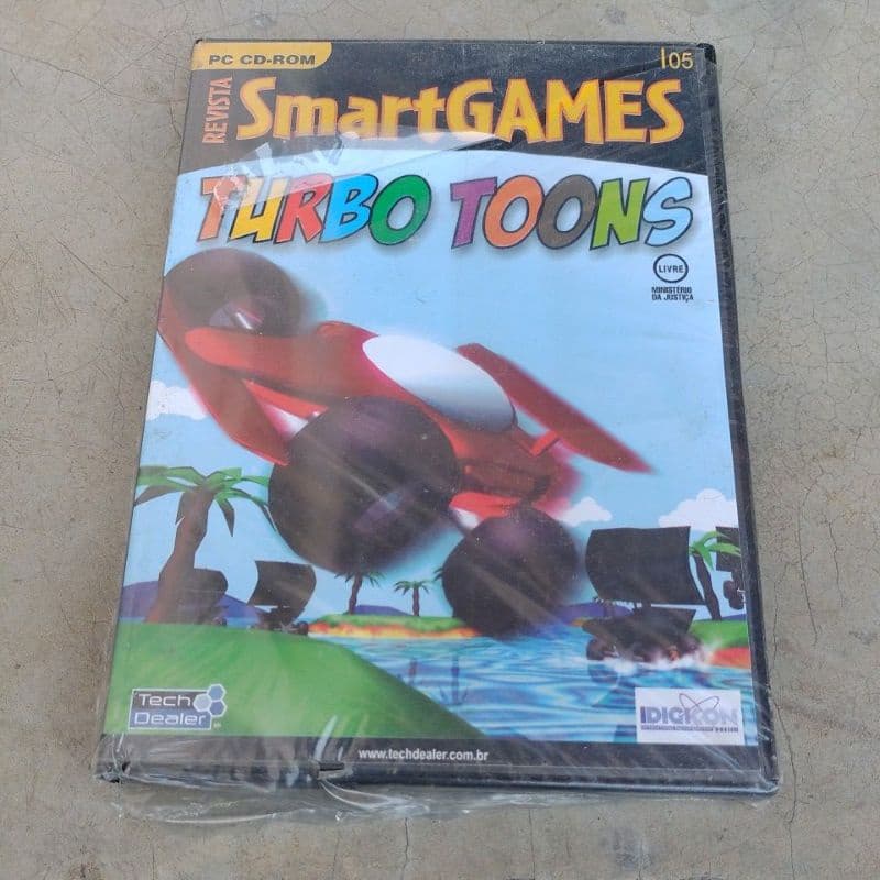 Turbo Toons CD rom Jogo para PC Lacrado Smartgames