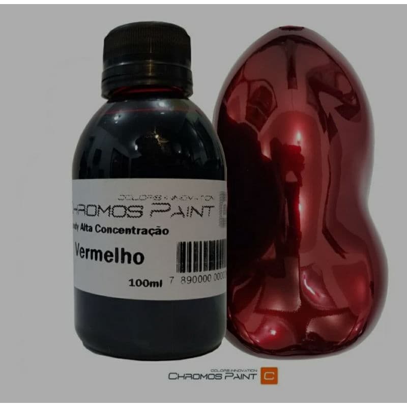 Tinta Candy Vermelha Concentrada Alta coloração 100ml
