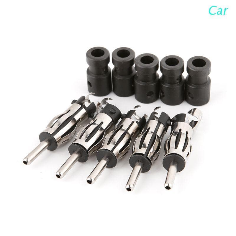 Carro 5 Pcs Do Carro Masculino Antena Antena Plug Adapter Lidar Conector