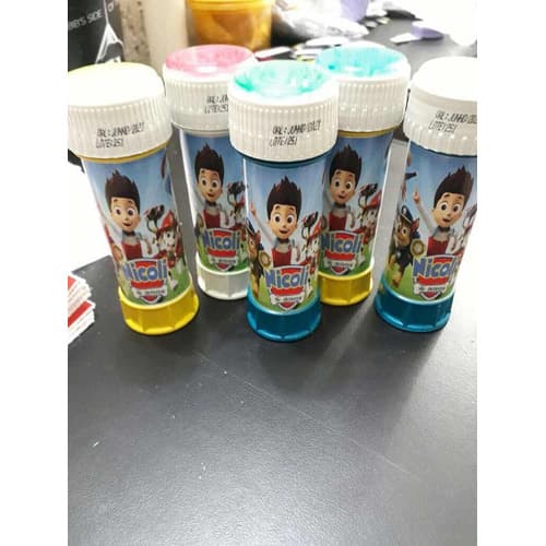 30 Bolha De Sabão Personalizado Para Festa