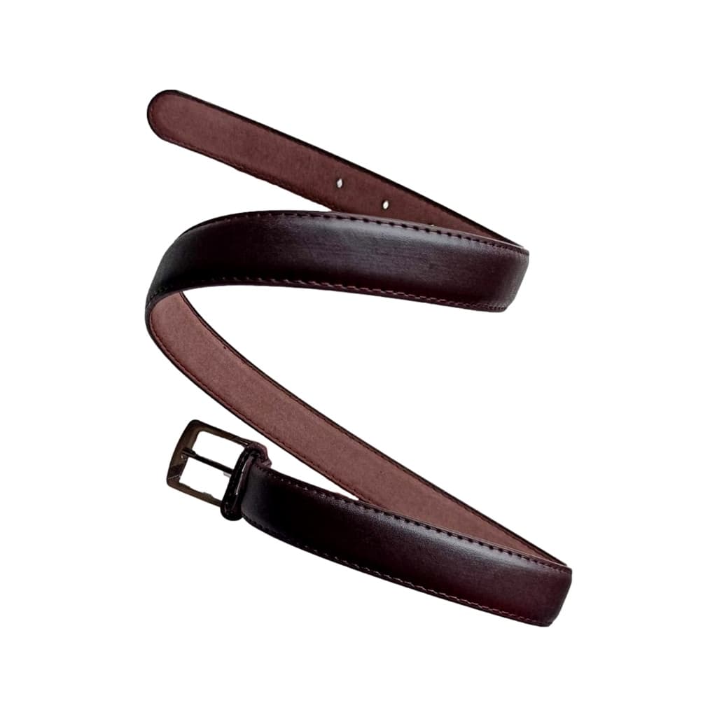 Cinto Social Infantil Masculino de Couro Sintético Com Regulagem 80 cm