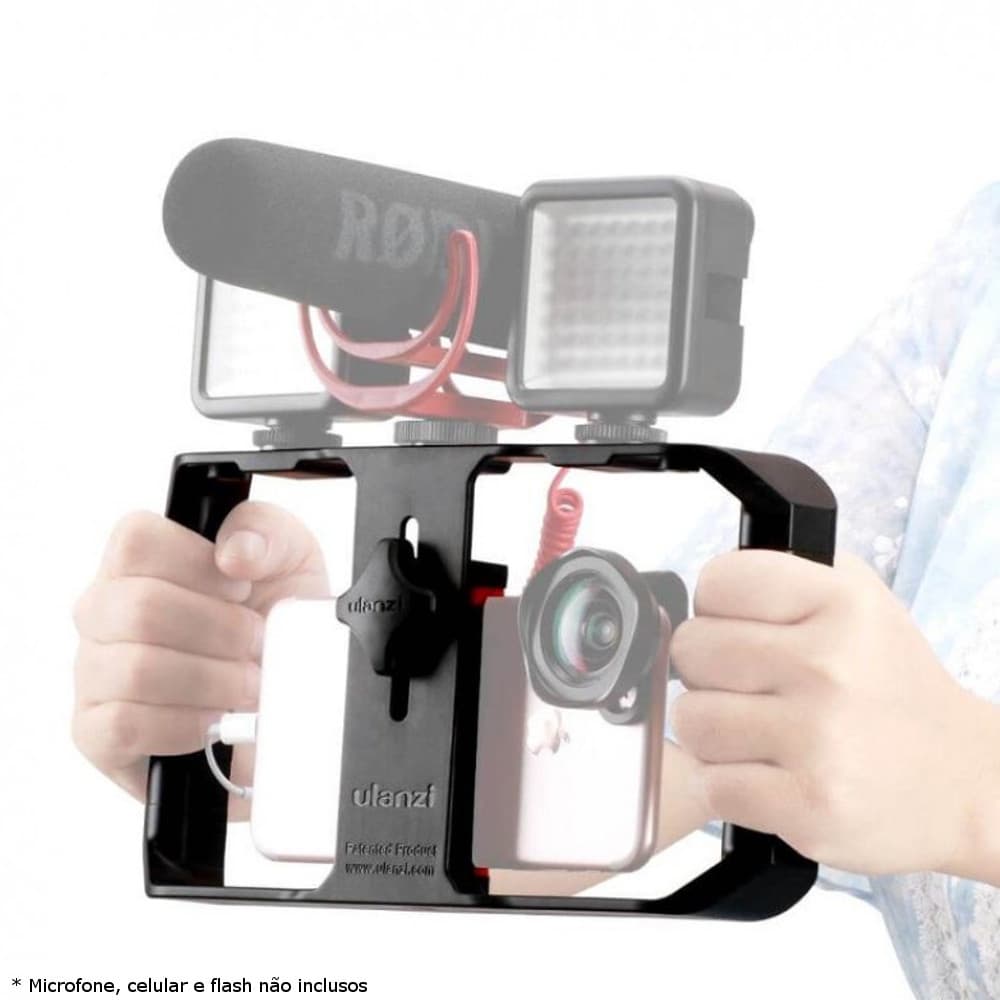 Estabilizador para Celular / Flash / Microfone/ Smartphone - Ulanzi U-Rig Pro