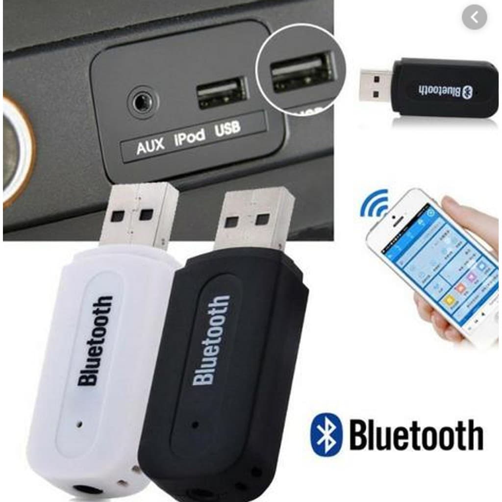 Adaptador Receptor Bluetooth Usb P2 Musica Carro Som Casa