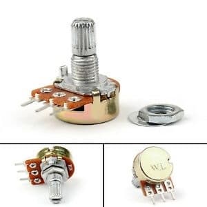 Kit 10 Peças - Potênciometro Linear Rotativo 10k L15 Mini Wh148-1