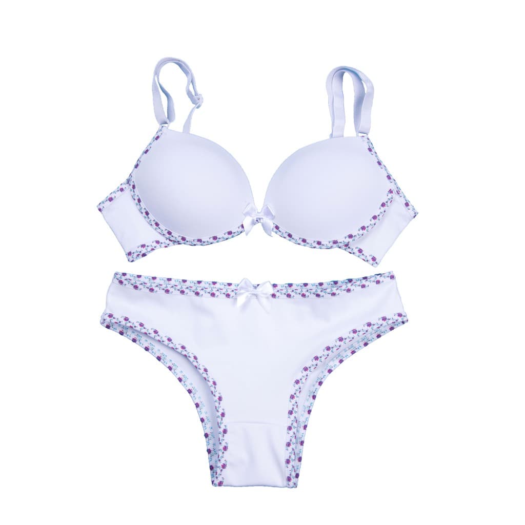 Kit 4 Conjuntos Menina Moça Liso juvenil infantil