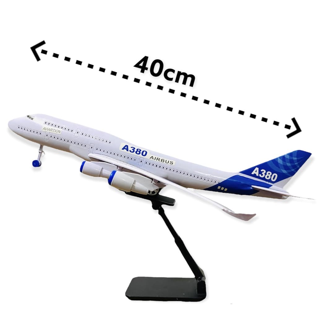 Avião Miniatura Brinquedo Fricção, Modelo A380