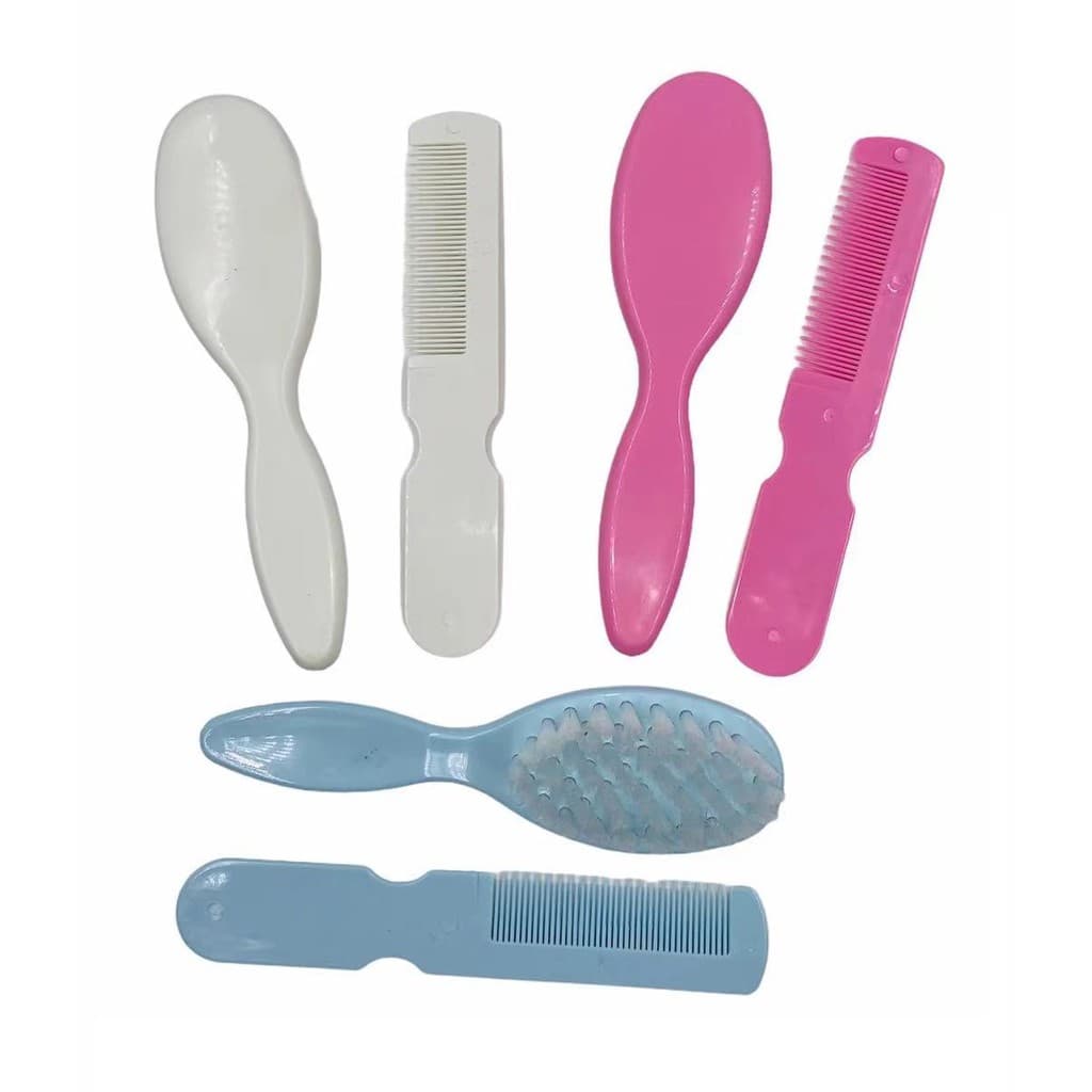 Kit Bebê Carícia Com Escova E Pente