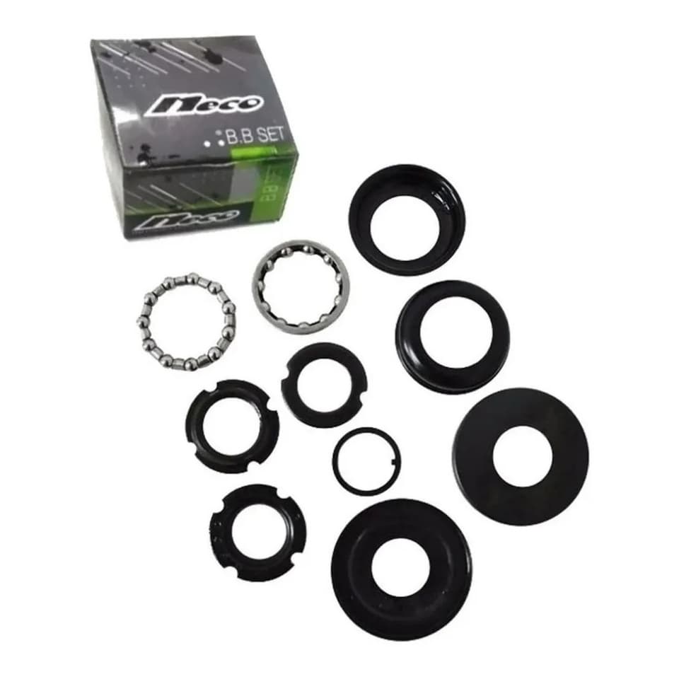 Movimento Central Caixa C/ Colar De Esferas 45mm Neco Bike