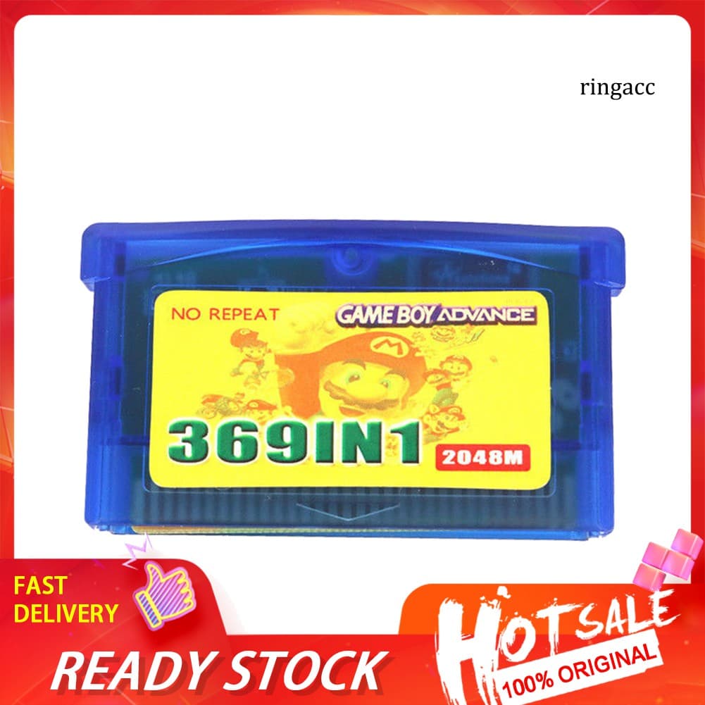 Cartão De Jogos Para Game Boy Advance Rc 369 Em 1 Us Version