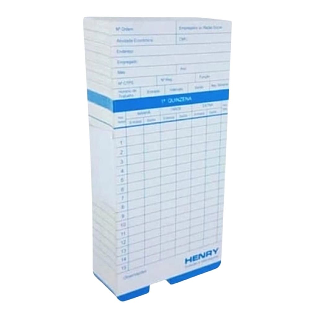 Cartão Ponto Relógio Cartográfico Vega (henry) 500 Unidades