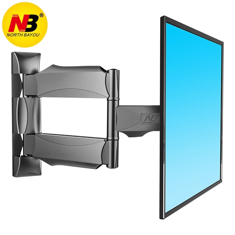 Suporte North Bayou Articulado Nb-p4 De Parede Para Tv/monitor De 32" A 55" Preto