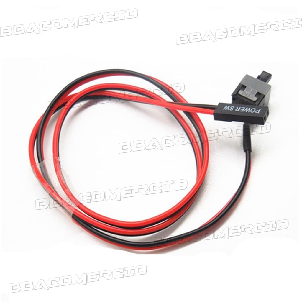 Cabo Power Sw Reset Botão On/off Botão Liga/ Botão Desçoga Interruptor Atx Para Computador Ligar Rig Frame Mineracão