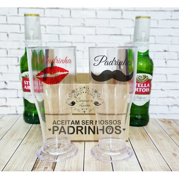 Kit Convite Padrinhos Personalizados, Lembrancinhas Casamento, Convite Casamento Padrinho