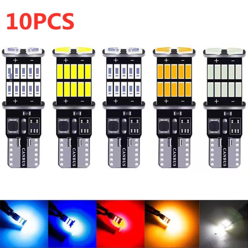 4/10x T10 W5W Canbus Lâmpada LED Do Carro Para BMW Mini Cooper R56 R53 E90 E46 F20 F10 E39 Z4 Interior Cúpula De Luz Tronco Luzes De Estacionamento