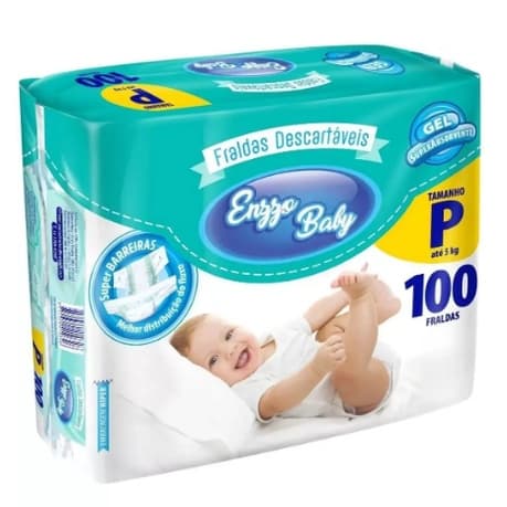 Fralda Descartável Infantil Enzzo Baby