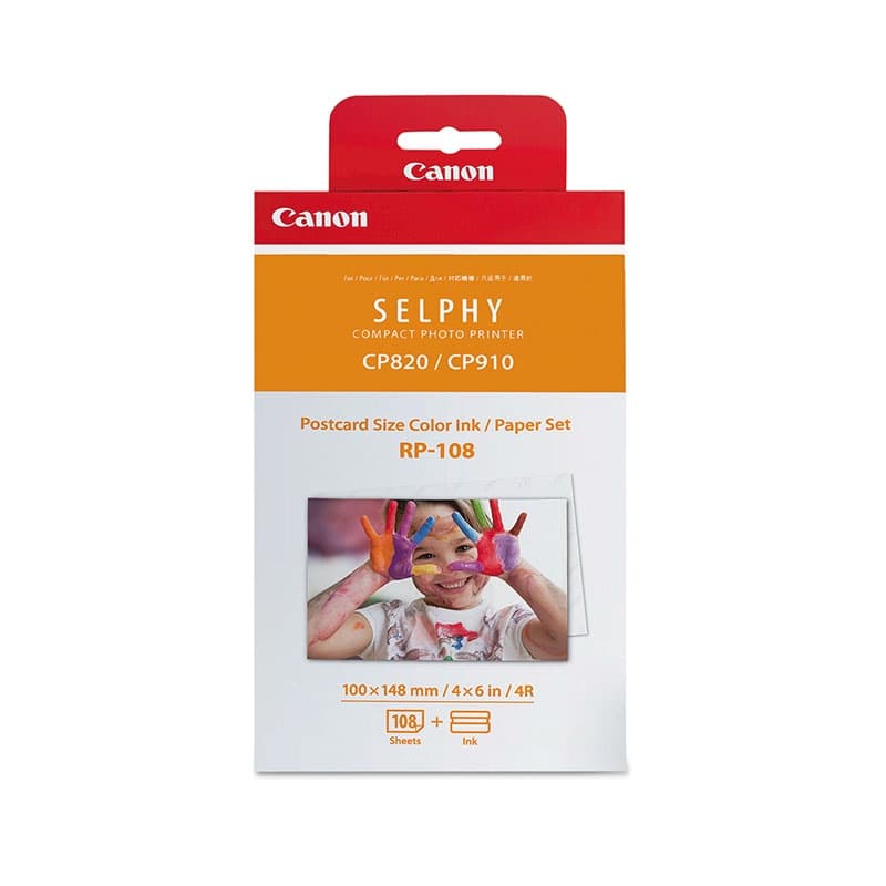 Papel Canon Rp108 para Impressora Selphy - 108 Folhas