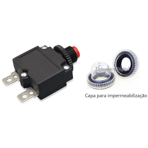 Botão Disjuntor Fusível Térmico