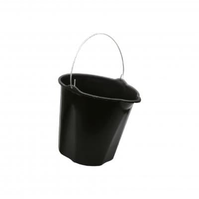 kit 5 Balde reforçado de 10L com bico alça de ferro para limpeza lavar produtos quimico