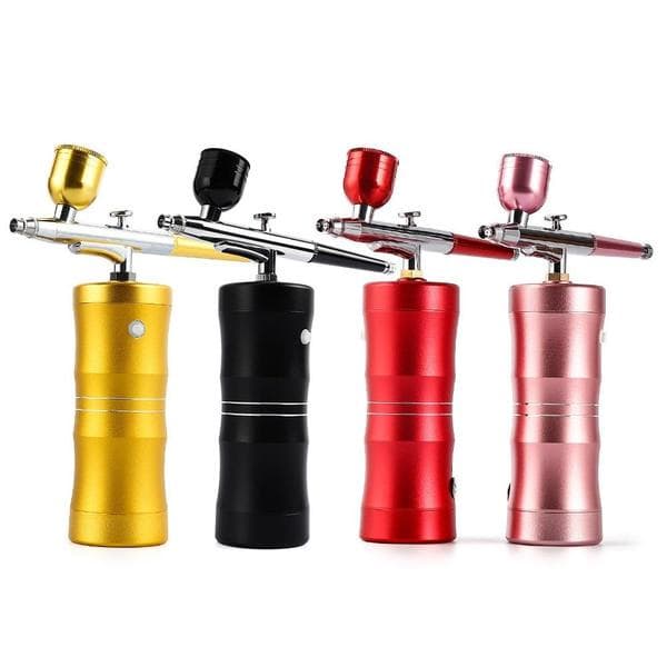 Aerógrafo Portátil com Mini Compressor - Para Unhas, Bolo, Maquiagem, Cabelo