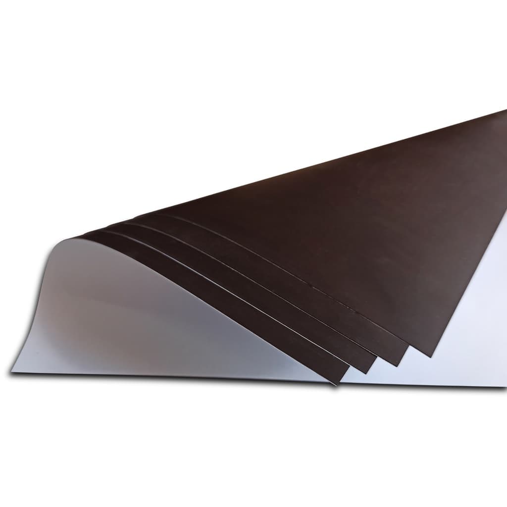 10 Folhas Manta Magnética Adesivada 10x15cm 0,3mm - Imã de Geladeira