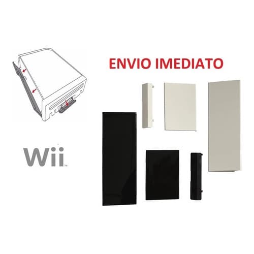 Kit Tampas Laterais Slot Wii Sd Memory Card Controle Gc!