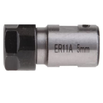 Eixo Porta Pinça Er11 5mm Cnc + Pinça 1/8