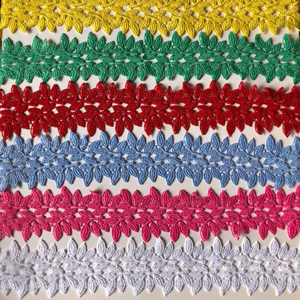 Renda Entremeio Guipir   Diversas Cores - 1 metro
