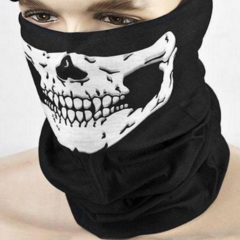 Máscara Facial Com Estampa De Caveira Para Moto / Esporte / Bicicleta / Máscara / Lenço / Balaclavas
