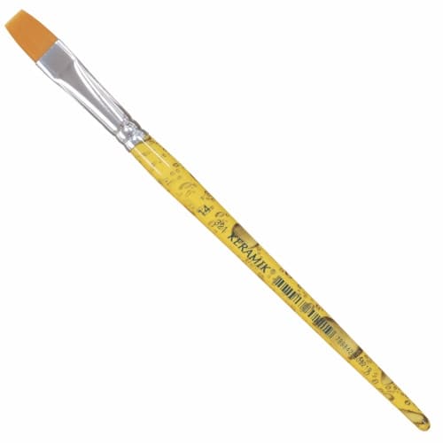 Pincel Flat Chato Keramik Série Cores 321 (2 ao 18)