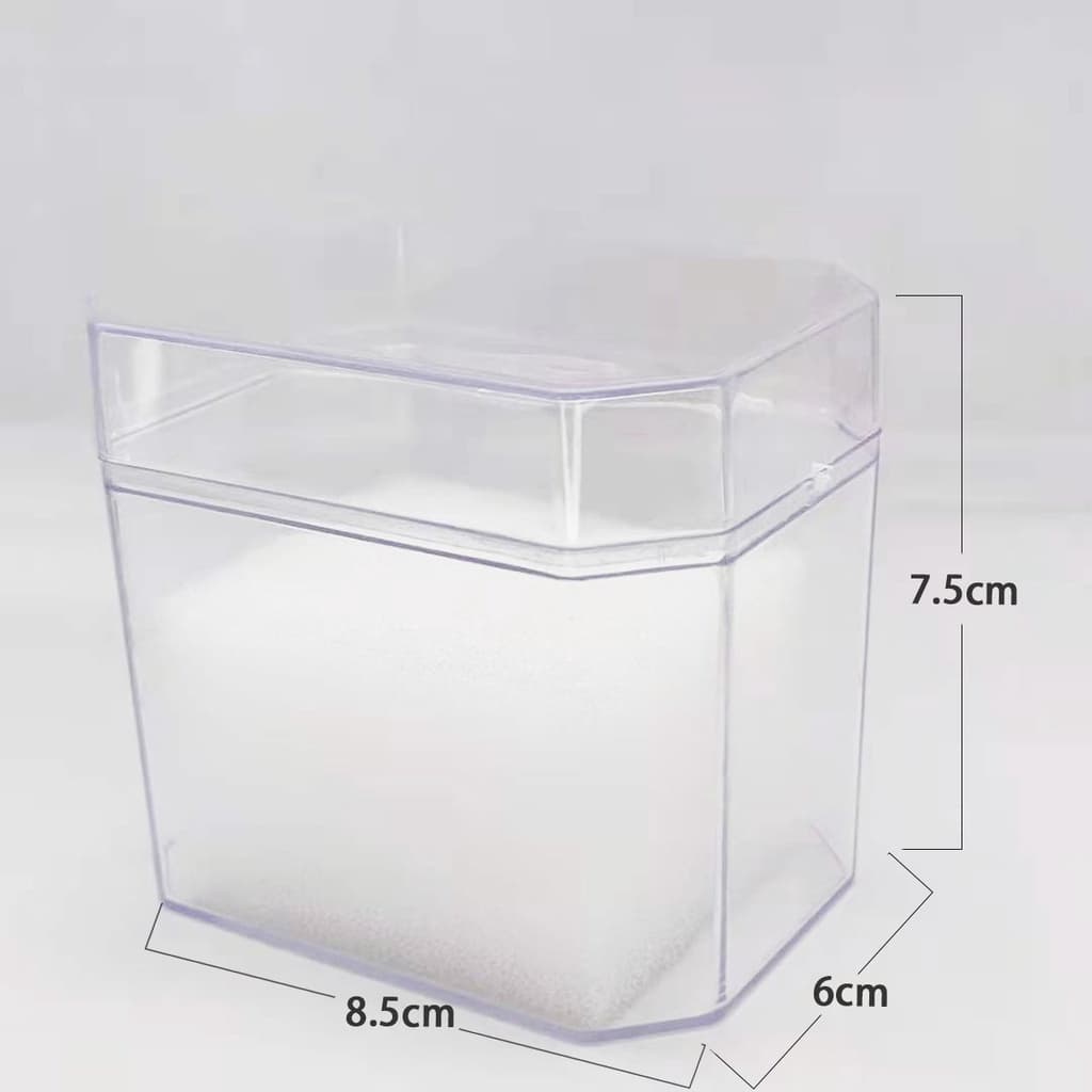 Caixa De Relógio Transparente Para Uso Doméstico Relógio único Embalagem Portátil Caixa De Armazenamento Caixa de presente Caixa de presente masculina e feminina quadrada transparente