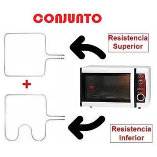 Resistência Elétrica Forno compatível  Fischer/ Layr Flexy / Layr Unyk 750w / 1000w  e 1750w (conjunto) / 110v e 220v