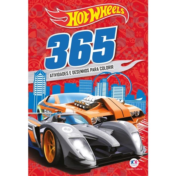 Hot Wheels 365 Atividades e Desenhos para Colorir