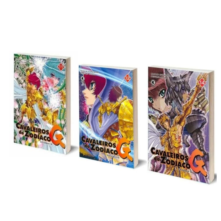 Mangá Cavaleiros do Zodíaco episódio G Volume 11 e 12