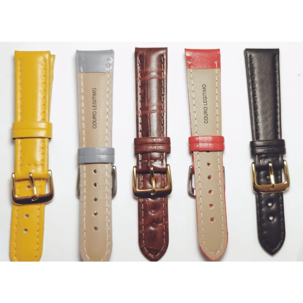Pulseira para Relógio em Couro Legítimo | Consulte Cor e Tamanho | Venda de 1 Unidade