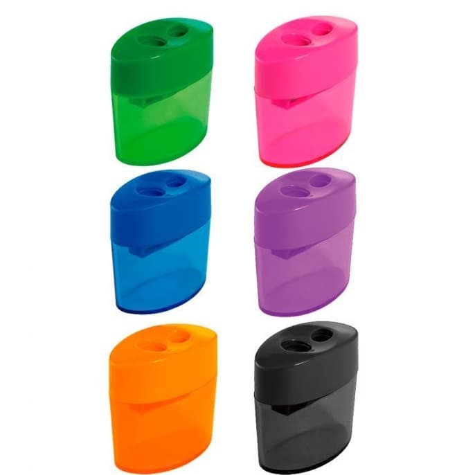 Apontador JUMBO Duplo  Léo & Léo UNITÁRIO papelaria material escolar apontador