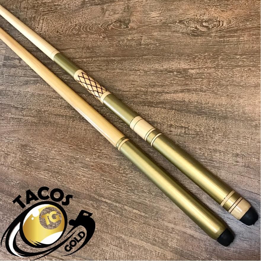 Taco Sinuca Desmontável Dourado