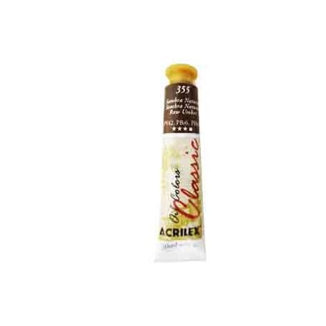 Tinta a Oleo Sombra Natural 355 - Acrilex 20 ml