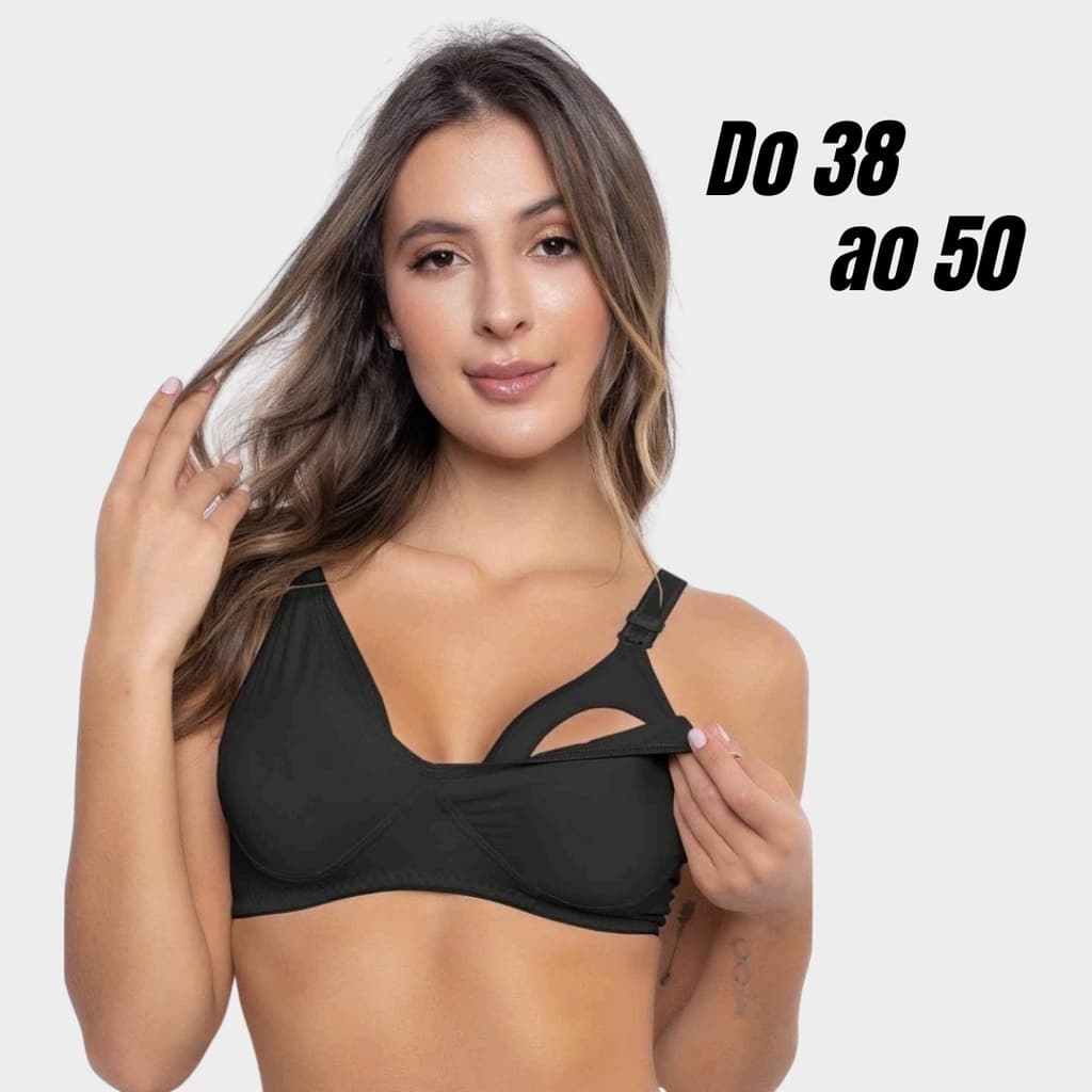 Sutiã Para Amamentação em Microfibra de Poliéster