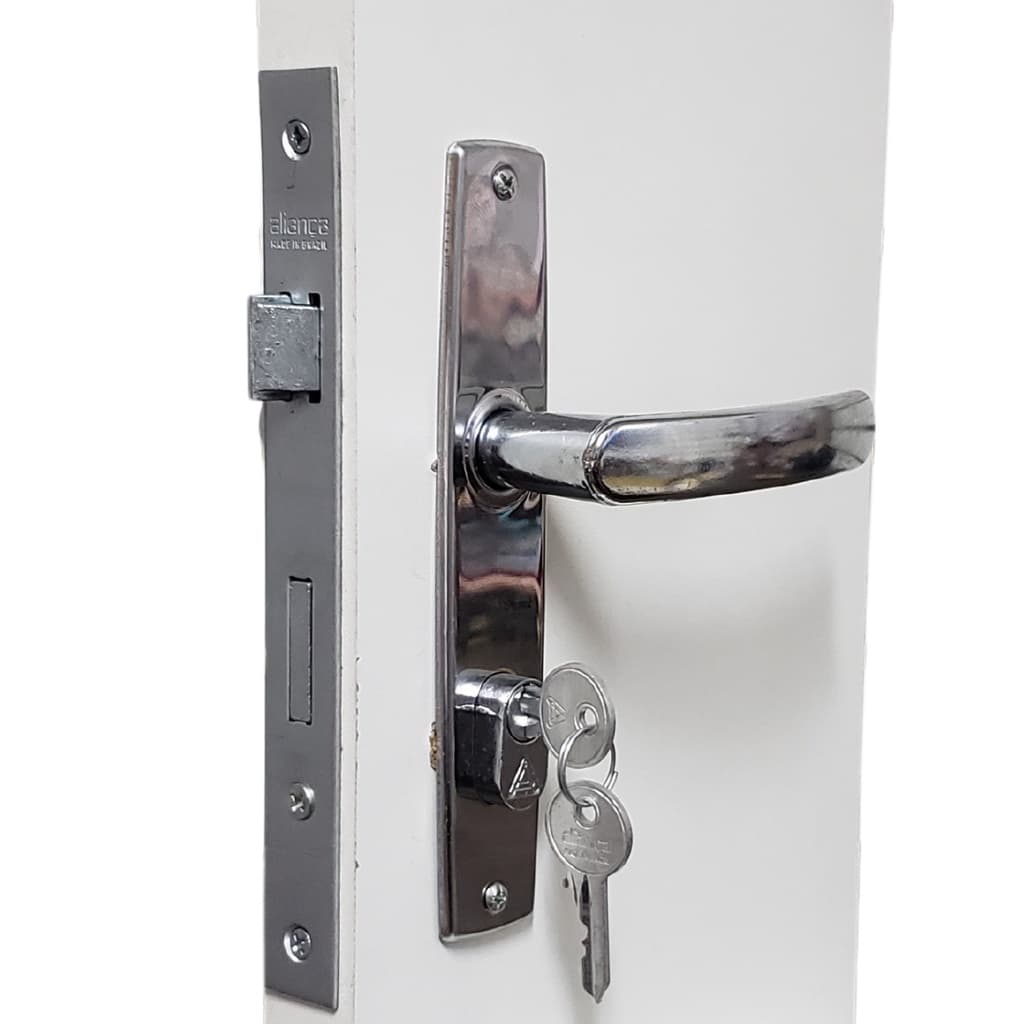 Fechadura Para Porta Quarto Sala Externa 2600/41 inox premium aliança