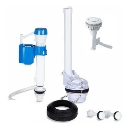 Mecanismo Kit Completo Reparo Para Caixa Acoplada Acionamento Superior