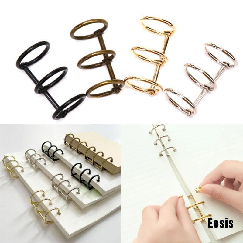 [🔥Mini Spend R$0 Get R$1 Off🔥] 2pçs Molde / Fichário De Papel Com Folhas Folgadas Em Metal Para Fazer Álbum / Caderno 2p