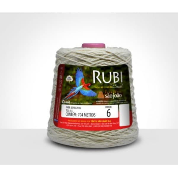 Barbante Cru Rubi São João - Vários Fios