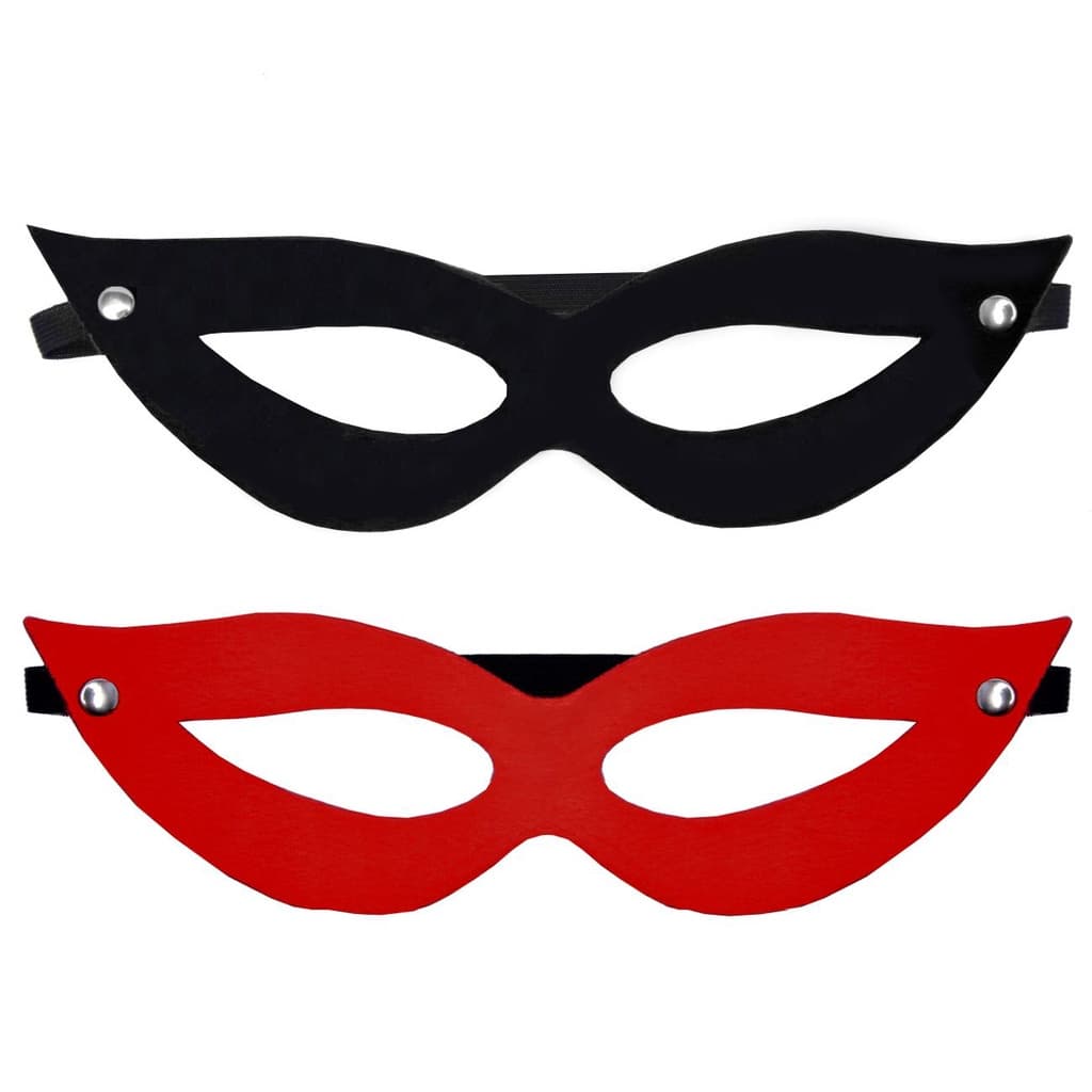 Máscara fetiche sadô BDSM tiazinha couro sintético Envio Discreto