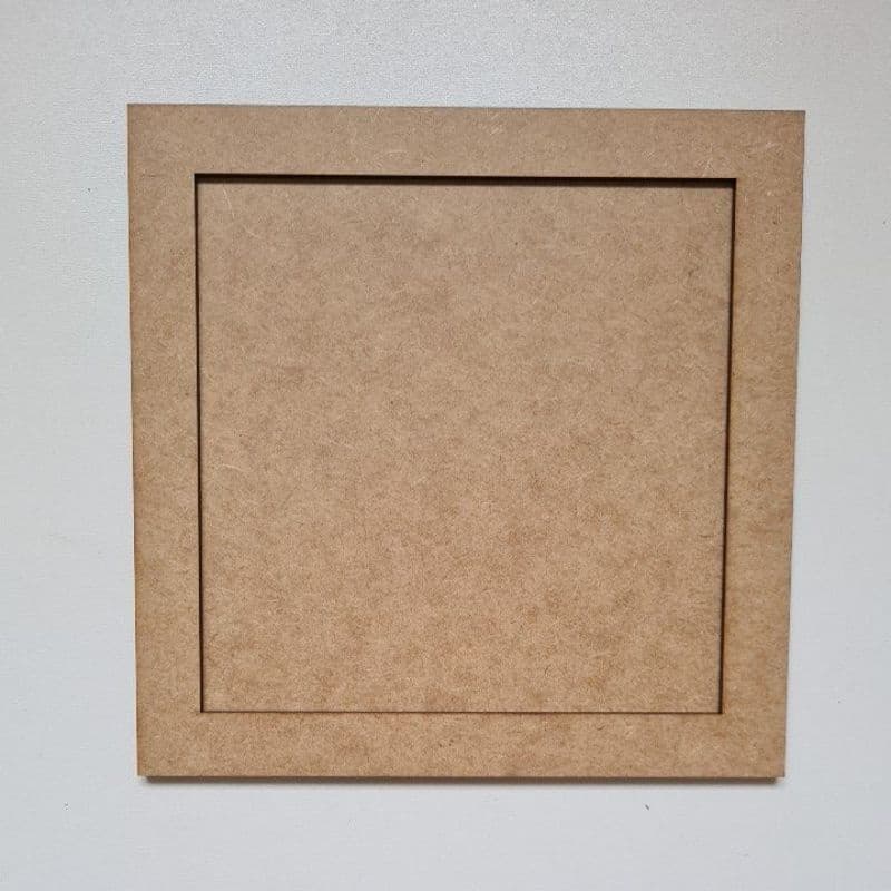 Quadro Moldura 24x24 externo mdf cru de 3mm