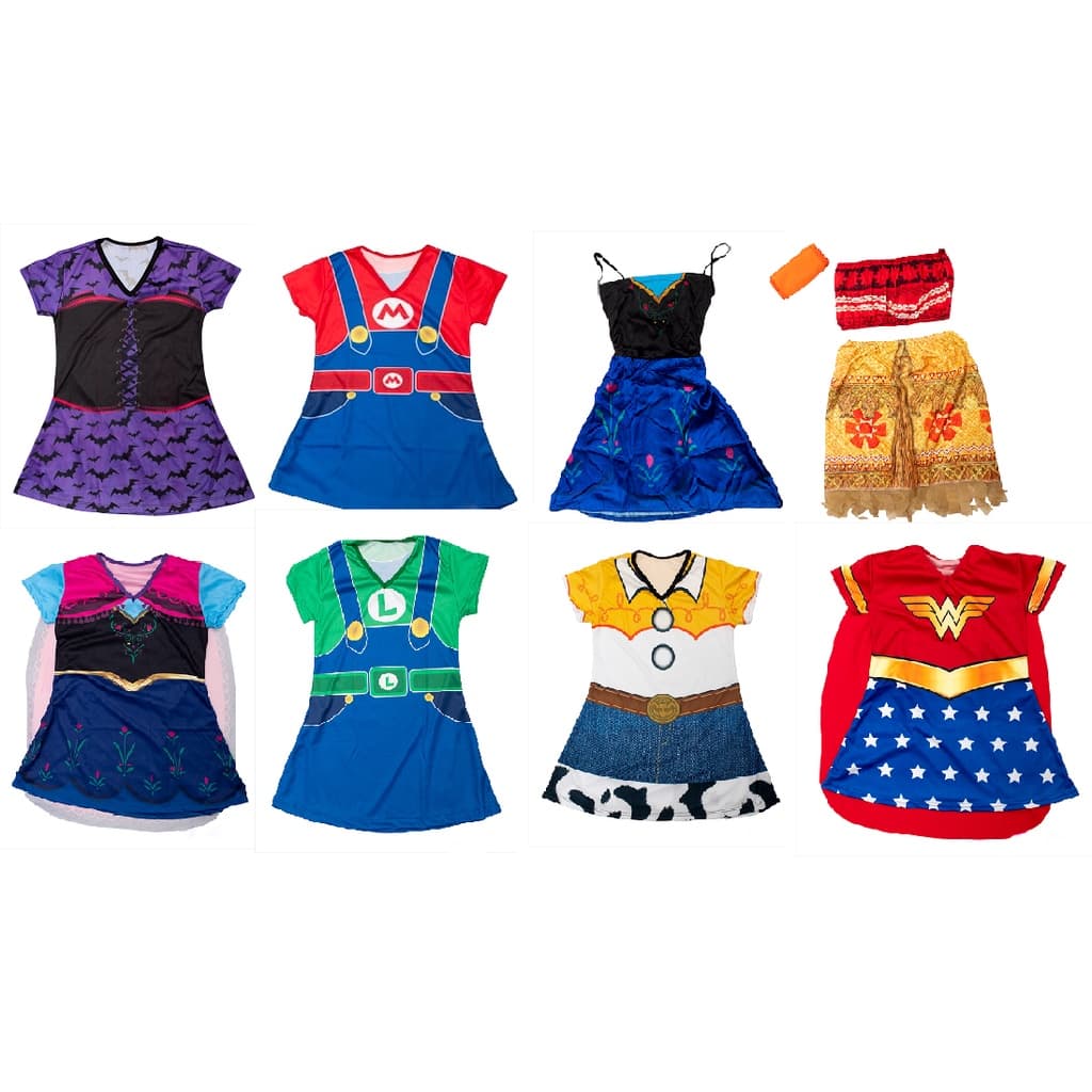Fantasia Temática Infantil Feminina Princesa Barato Menina Promoção